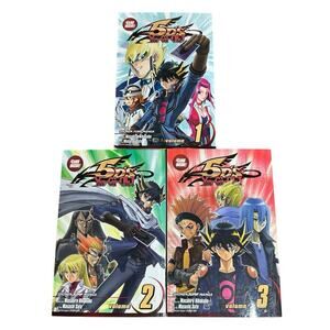 YGO! Yu-Gi-Oh 5D'S Manga Volumes 1-3 Masahiro Hikokubo And Masashi Sato. (2009)